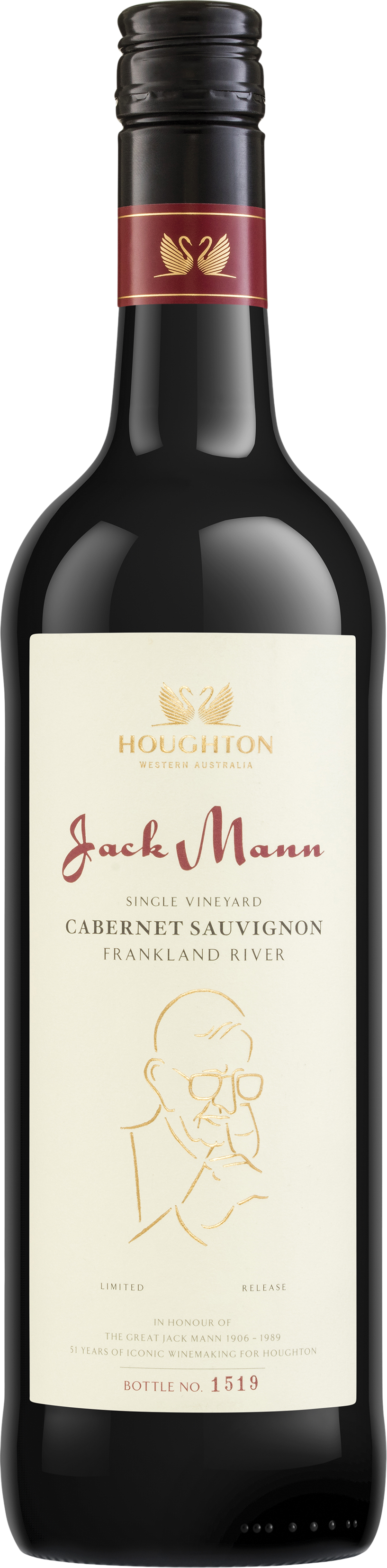 Houghton Jack Mann Single Vineyard Cabernet Sauvignon 2022 Frankland River